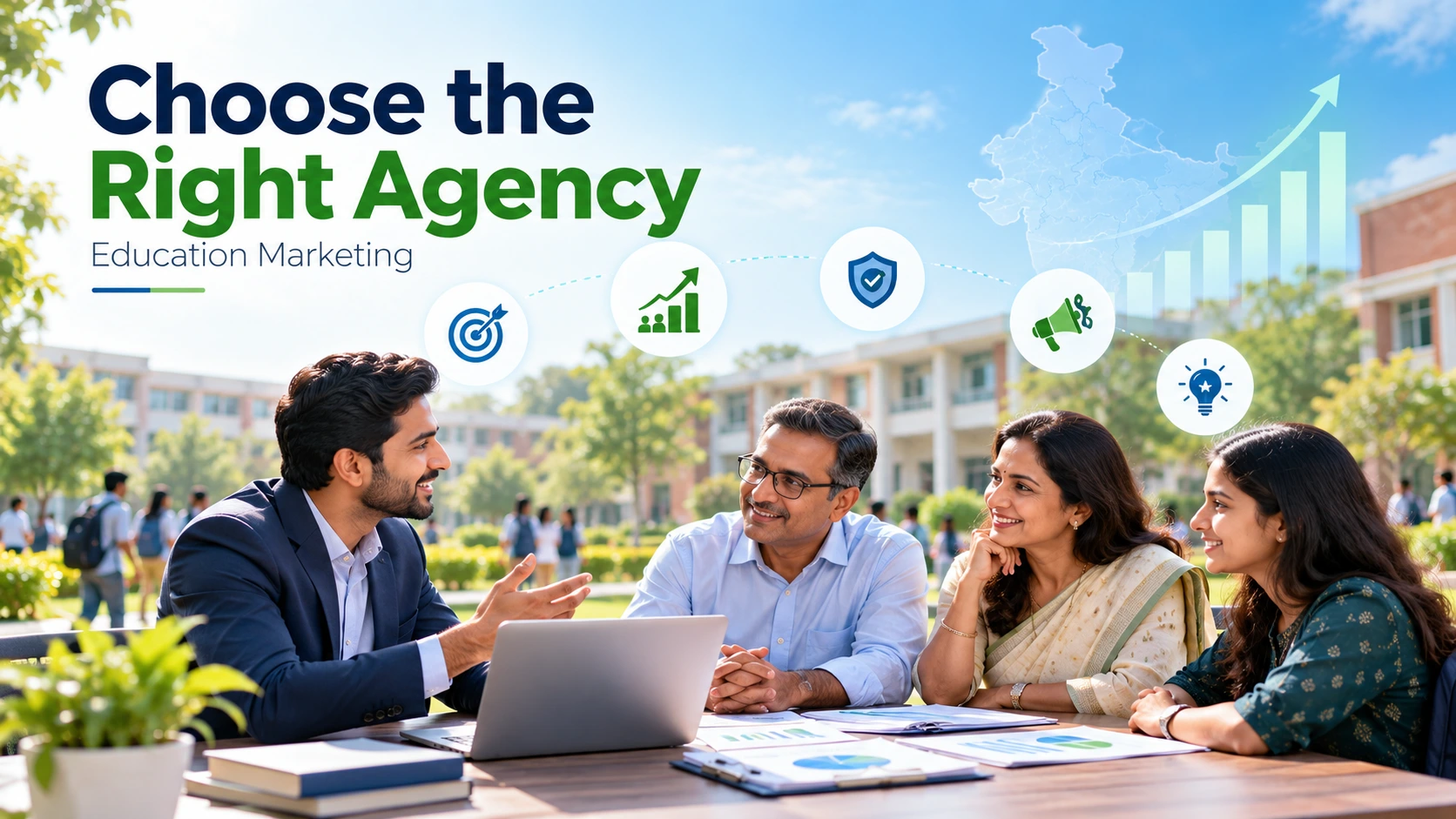 what should i look for in an education marketing agency in india?