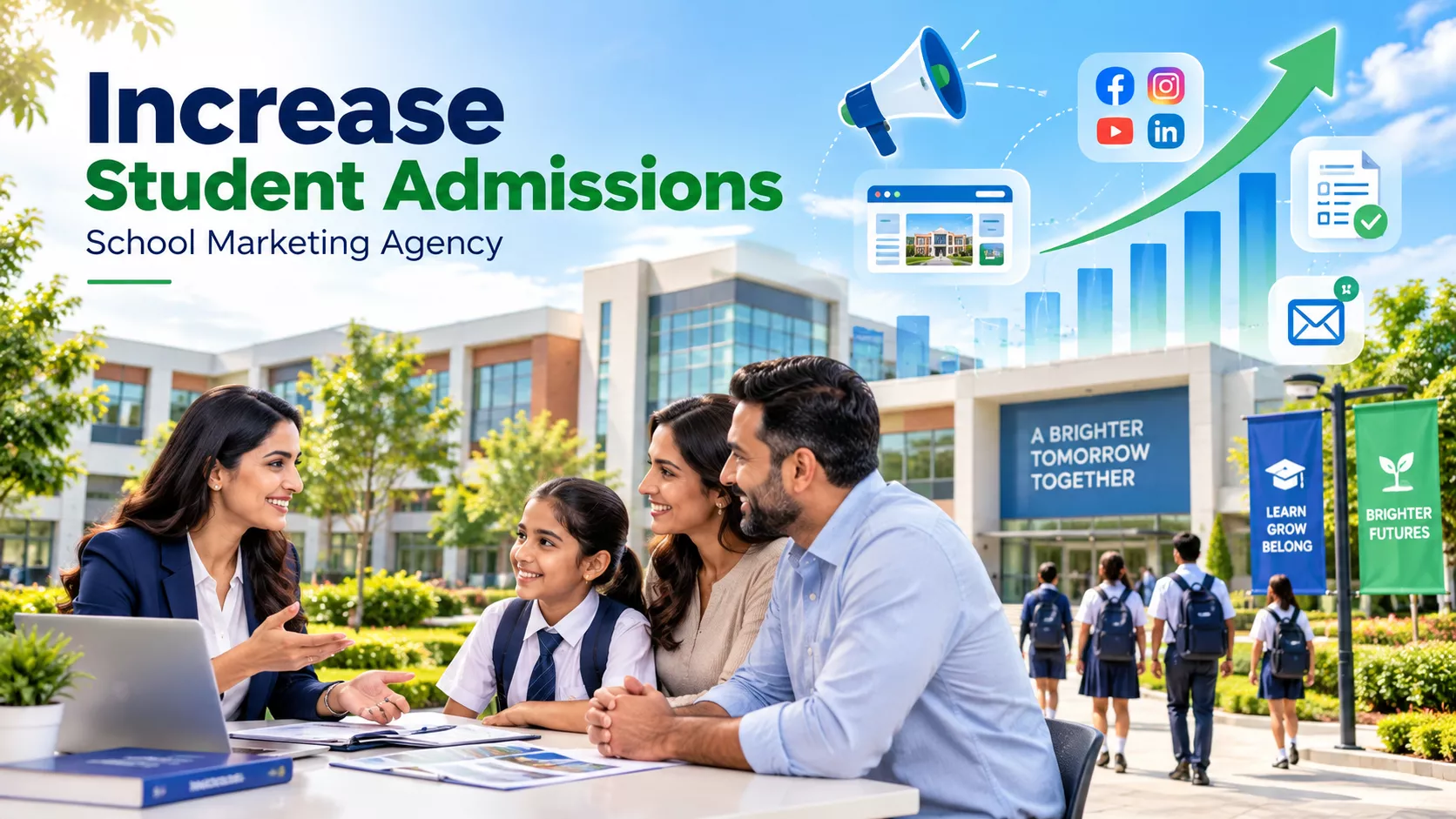 How Can a School Marketing Agency Increase Student Admissions?